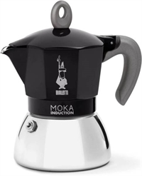 BIALETTI NY MOKA INDUKTION 6 KOPPERS SORT ESPRESSOKOGER